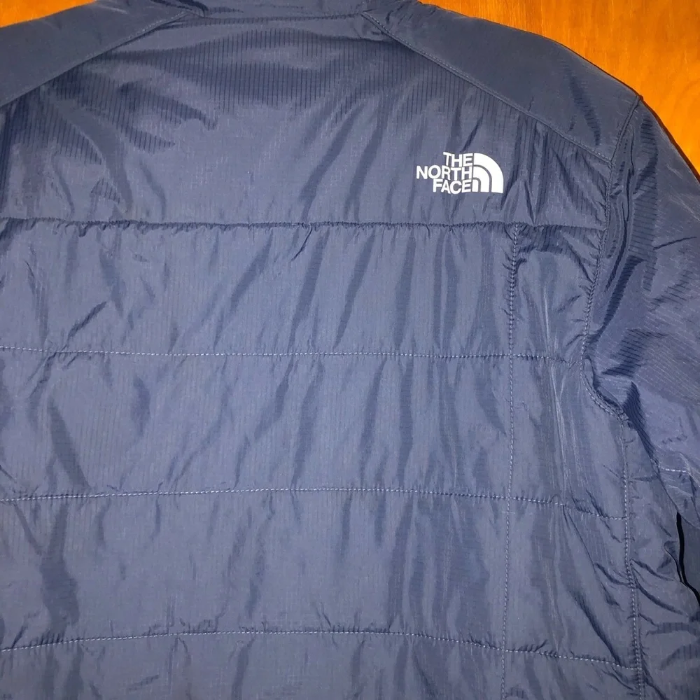 Men north face navy jacket coat size Medium M
